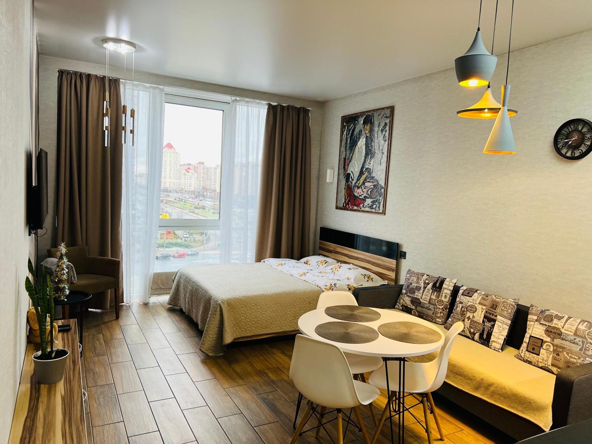 Apartment Smart Plaza Obolon' キエフ エクステリア 写真